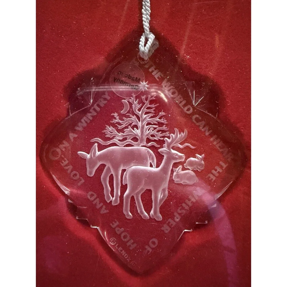 Lenox Christmas Ornament Treasures of the Heart 2000 NIB